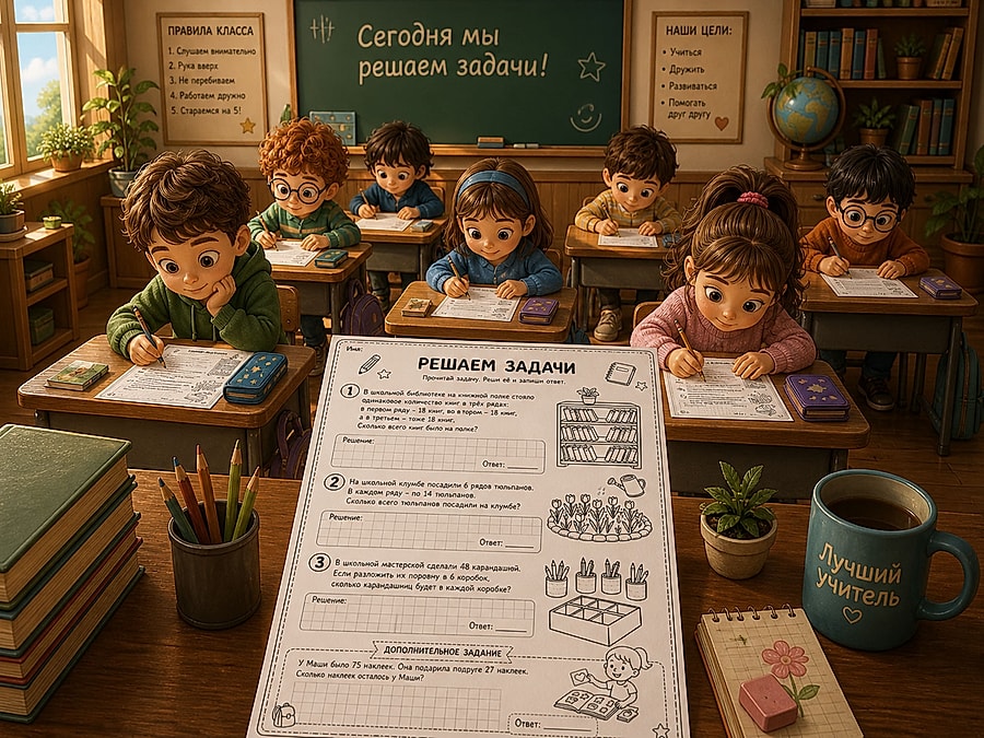 Рабочий лист - решаем задачи